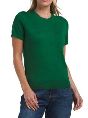 THEORY Merino Wool Basic Tee Sweater